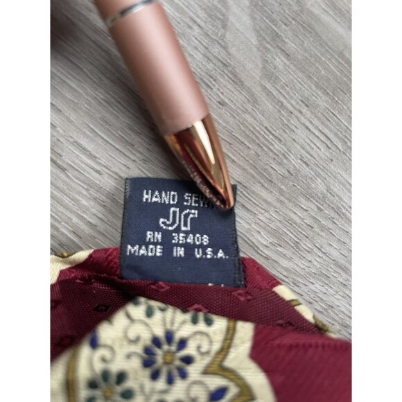 Michael Jacobs Collection for Nordstrom Men’s Red Floral / Paisley Tie - Picture 5 of 6